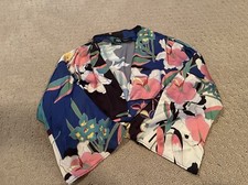 Zara cropped kimono floral - zara,