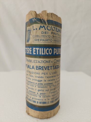 Vecchia fiala etere etilico - etere,