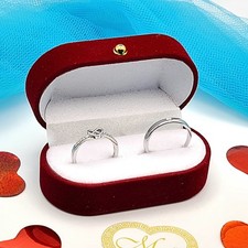 COPPIA ANELLI FEDINE ARGENTO