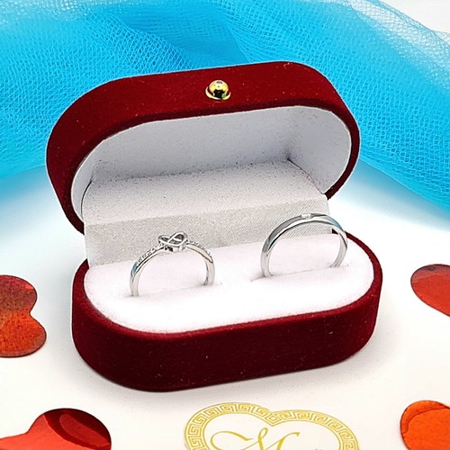 Coppia anelli fedine argento - anelli,