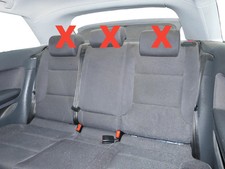 Audi A3 8P sedile posteriore