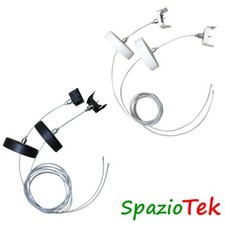 Kit 2 cavi di acciaio per sospensione di Binari a led faretti illuminazione