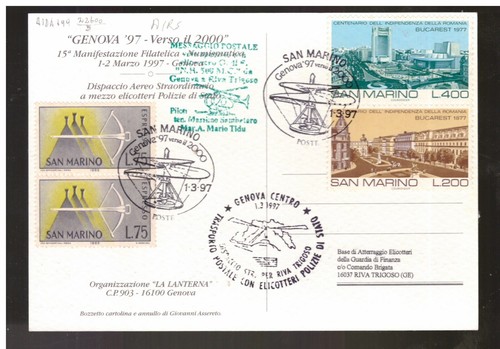 San marino trasporto postale - san,