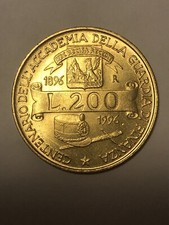 Moneta 200 LIRE CENTENARIO