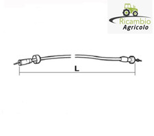  CAVO FILO CONTAGIRI TRATTORE LAMBORGHINI SAME HURLIMANN L.620mm
