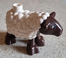 Lego duplo pecora - bianca, e
