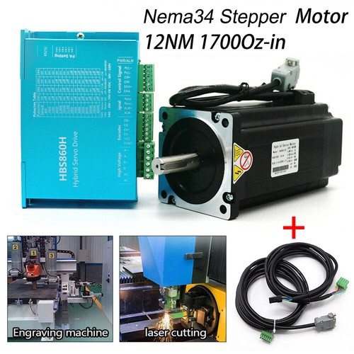 Nema34 kit servo driver ibrido - servo,