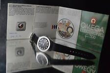 OMEGA F300 HZ DAY-DATE DIVER TUNING FORK ELECTRONIC STEEL CHRONOMETER 40MM WATCH