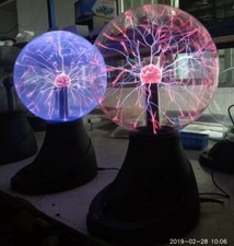Lampada luce fulmine sfera