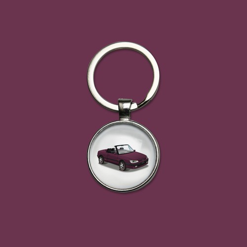 Porte clés peugeot 306 - porte-clés,