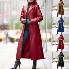 Trench donna lungo blu