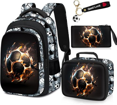 Set zaino calcio - ragazzo, con