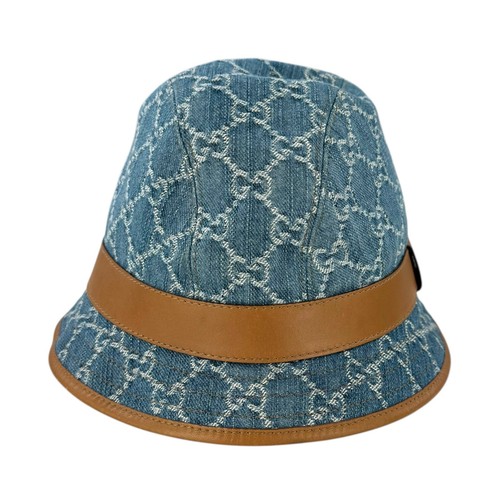Cappello gucci monogram denim - gucci,