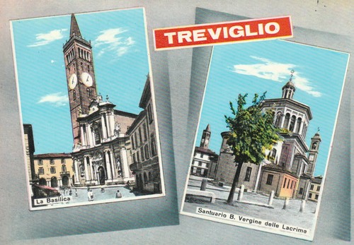 Treviglio cartolina - treviglio, (bergamo)