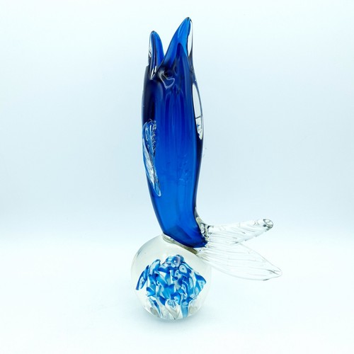 Scultura pesce vetro - in,