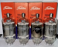 4 pezzi Tubo 6JE6C Toshiba NOS doppio lato O Getter Ham Radio OTL, 6MJ6, 6LQ6
