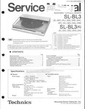 Technics Service Manual per