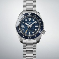 Orologio da uomo automatico GMT blu SEIKO PROSPEX Diver Scuba SBEJ027 mai usa...