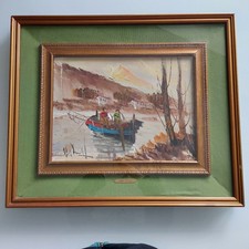 Quadro olio tela - su, aldo