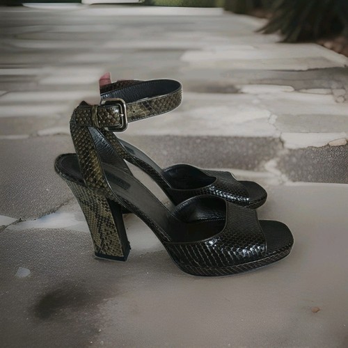Prada python sandals - python,
