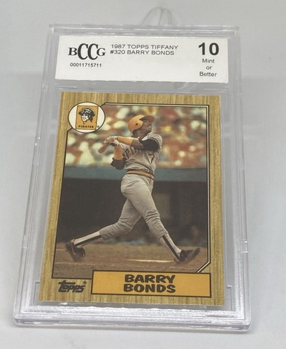 Barry bonds 1987 - 1987, tiffany