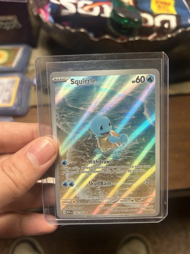 Carta pokémon squirtle holo - pokémon,