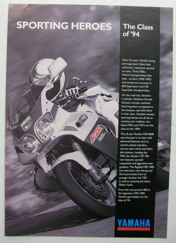 Brochure vendita moto yamaha - brochure,