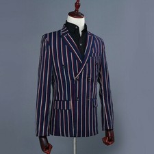 Uomo 2 Pezzi Righe Abito