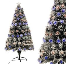 Albero di Natale innevato a