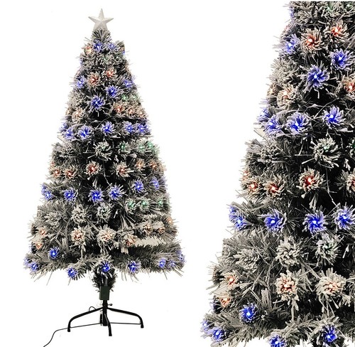 Albero natale innevato - di,
