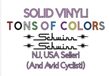 TWO Straight Schwinn Decals