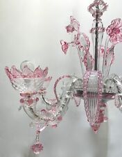 Lampadario  Pendente  di Murano ditta A.V.E.M. restaurato 1960 rezzonico italy