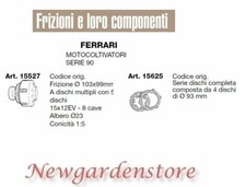 Frizione serie dischi