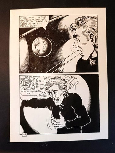 Tavola fumetto viaggio a - fumetto, un