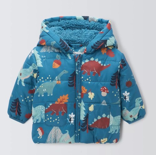 Cappotto dinosauro blu john - dinosauro,