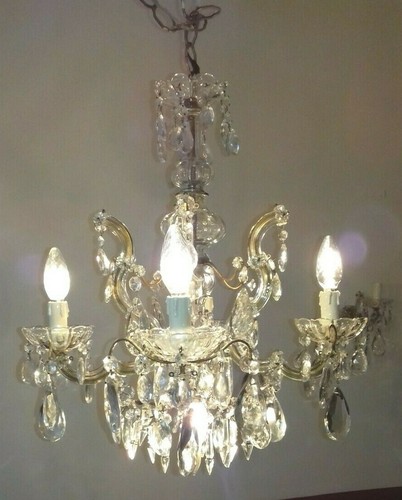 Lampadario maria teresa antico - lampadario,