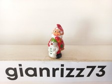 Sorpresine Kinder Gnomi 4 Stagioni (Gnomo Con Pupazzo Di Neve) 1998/99 + Cartina