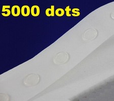 PUNTI COLLA 5000 ADESIVO CHIARO CARTA FARE RIMOVIBILE 9MM MEDIA ADESIVITÀ