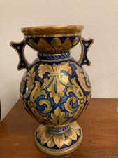 Vaso in Maiolica a Lustro Oro