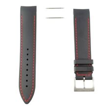 Cinturino cuciture gomma rossa