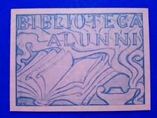🔵 PUPILS LIBRARY CARD 1950s