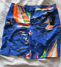 Pantaloncini sportivi Ralph Lauren RLX Ocean Kayak Trunk zaffiro taglia 32 + NUOVI *