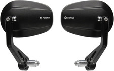 Omologati Specchietti Retrovisore Manubrio Moto End Bar Specchi CNC Lega Di Allu