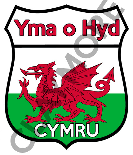 Adesivo yma hyd galles - adesivo,