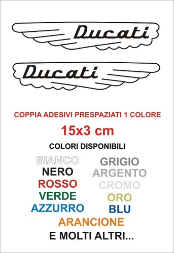 Kit adesivi ducati vintage - kit,
