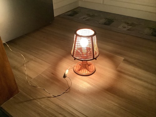 Lampada abat jour vintage da - lampada, abat-jour