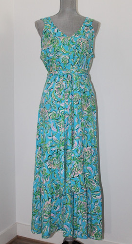 Abito midi scollo - a, v