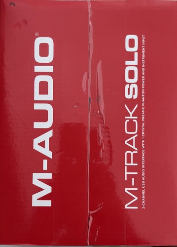 Audio track solo - m-audio, m-track