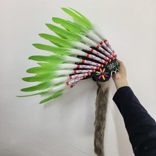 Copricapo indiano con piume