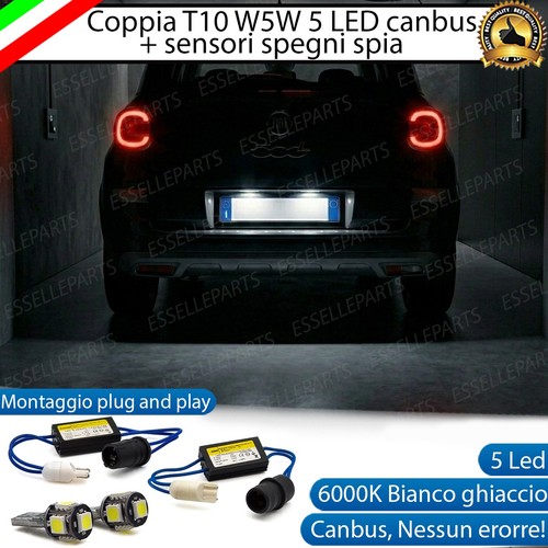Coppia luci targa led - targa, 5